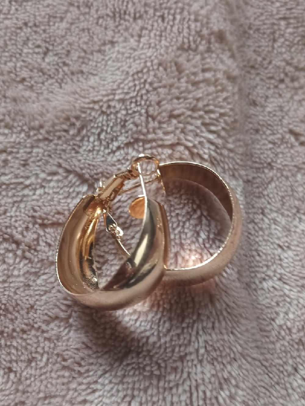 Classic Gold-Tone Hoop Earrings - Women Jewelry